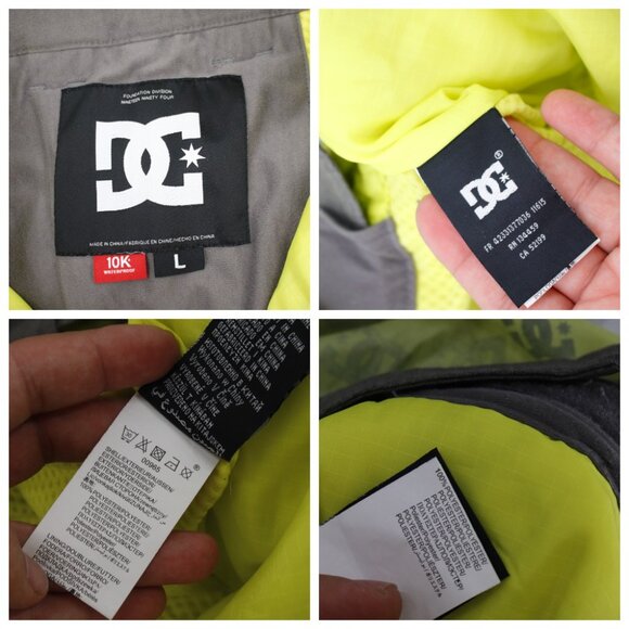 DC Donon Ski Pants Mens Large L33 10K Waterproof Winter Insulated Snowboard Ski - Picture 14 of 16